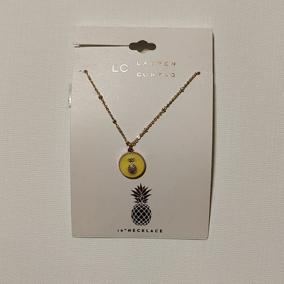 NWT! Lauren Conrad Pineapple Necklace - Picture 1 of 4